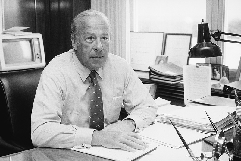 New Biography Details Complex Career of Statesman George Shultz ’42